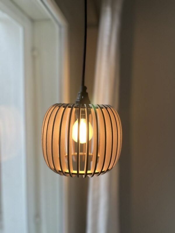 "Pallero" - puinen design-lampunvarjostin (Pieni) - Image 7